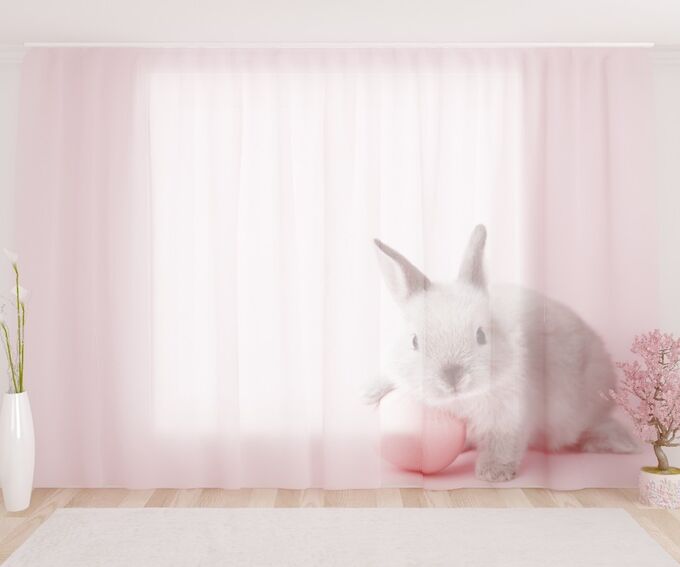 Фототюль Пасхальный кролик