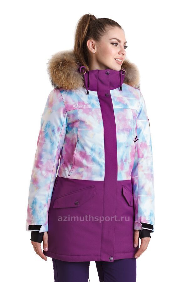Женская куртка-парка Azimuth B 8488_129 Сирень