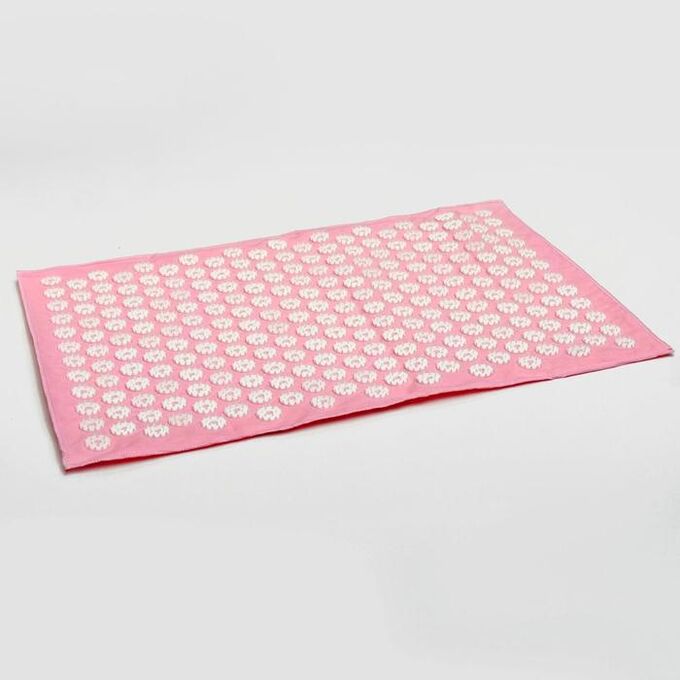 Доброе здоровье Аппликатор игольчатый «Большой коврик», 242 колючки, розовый, 41х60 см