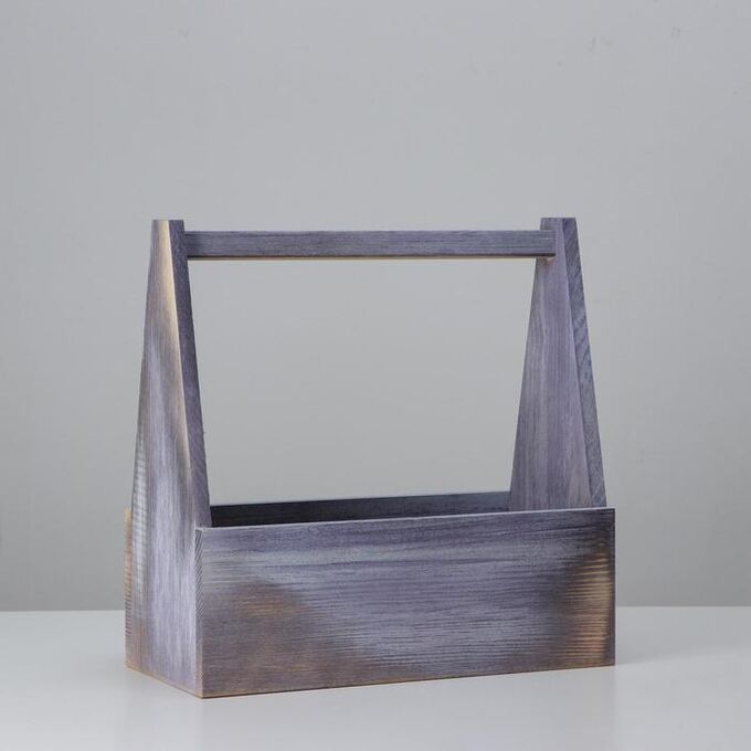 Кашпо деревянное 30×14×30 см