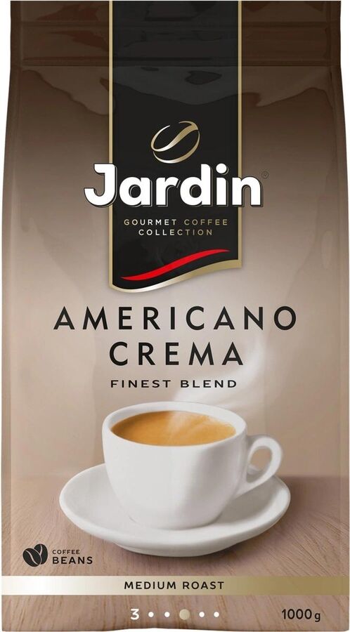 Jardin Кофе Жардин Американо Крема зерно 1000 гр