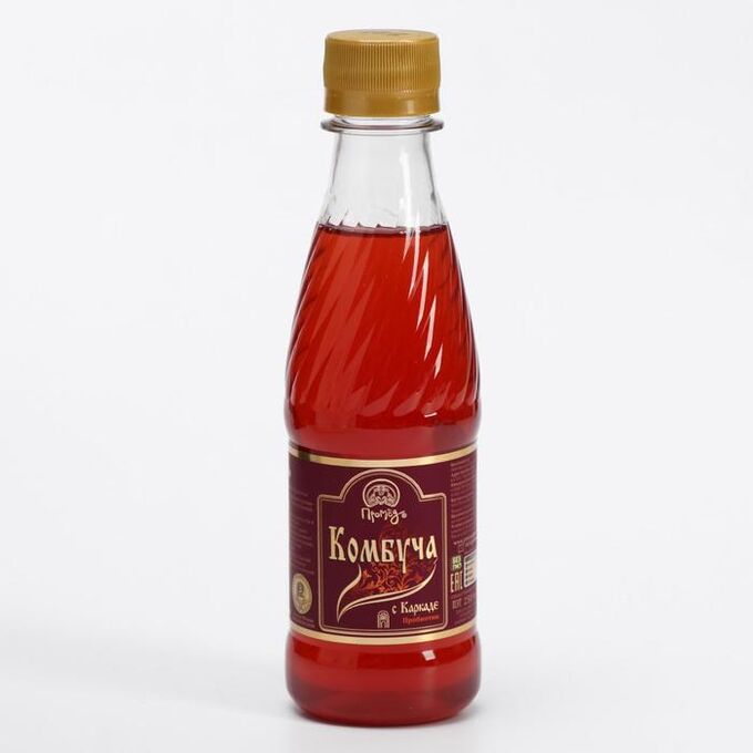 Напиток безалкогольный «Комбуча»? с каркадэ на иван-чае и цветочном мёде, 250 мл