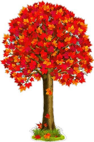 Вырубной плакат &quot;Осеннее дерево&quot;