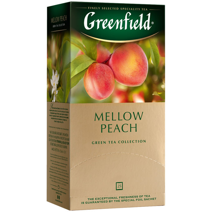 Greenfield Чай Mellow peach (1.5*25*10) медовый персик