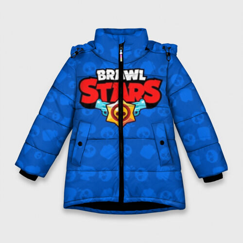 Зимняя куртка для девочек 3D «Brawl Stars 12»