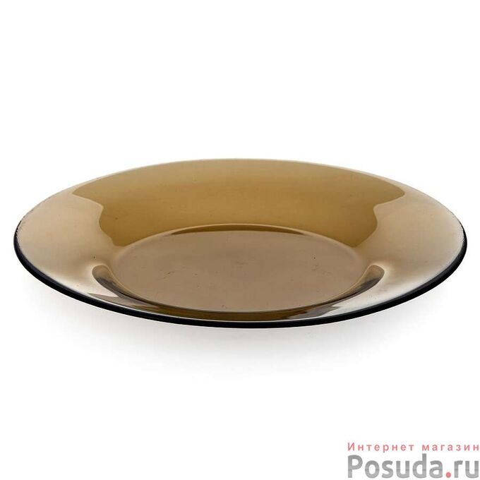 Paşabahçe Тарелка закусочная (десертная) Pasabahce Invitation Bronze, D=19,5 см