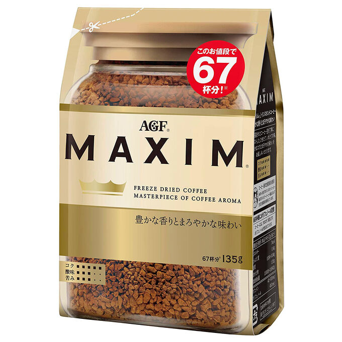 Японский кофе AGF Maxim 135 гр. | Кофе растворимый (ᵔᴥᵔ). Растворимый кофе