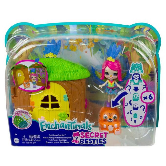 Игровой набор Mattel Enchantimals Домик-сюрприз Пикки Какаду106