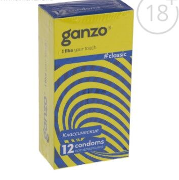 Презервативы Ganzo Classic, классические, 12 шт.