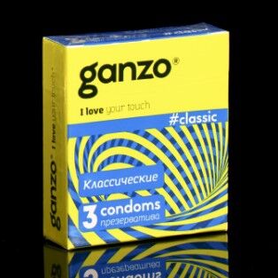 Презервативы «Ganzo» Classic, классические, 3 шт