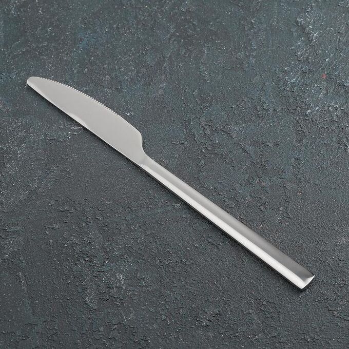СИМА-ЛЕНД Нож столовый из нержавеющей стали «Хоккайдо», 23 см, цвет серебряный