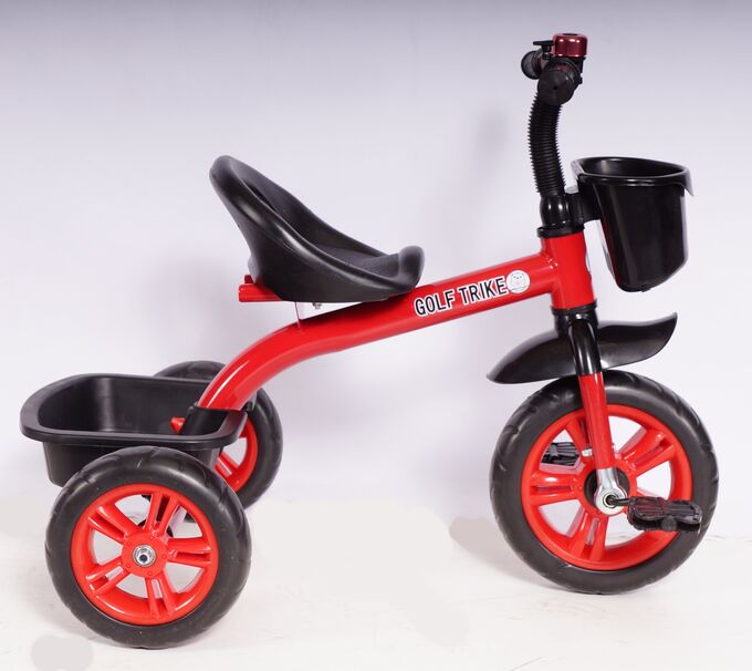 Велосипед 3-х колесный  GOLF TRIKE LTE-812, LTE-812F (1/5) красный (упаковка 5шт.)