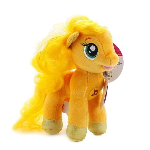 Мягк. игрушка &quot;Мульти-пульти&quot; My Little Pony.Пони Эпплджек, 18 см, озвуч,пак.