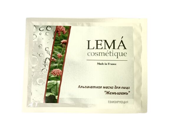 lema cosmetique Альгинатная маска для лица «Женьшень»
