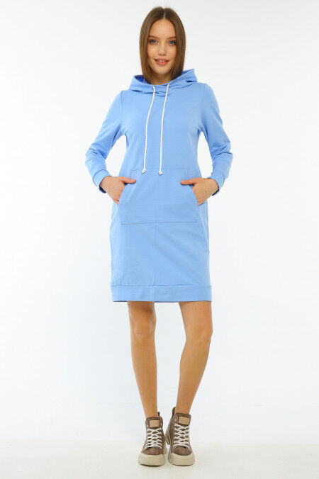 Платье женское 007L3 голубой