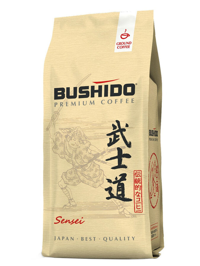 Кофе Бушидо молотый Сенсей BUSHIDO Sensei 227г