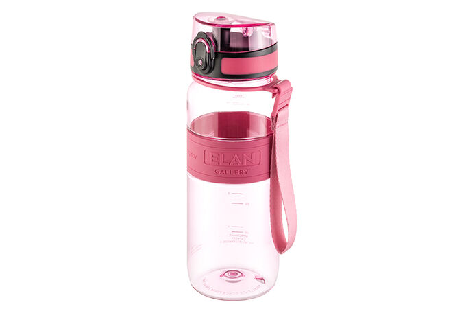 Бутылка для воды 650 мл 7,6*7,6*22,5 см &quot;Water Balance&quot; коралл