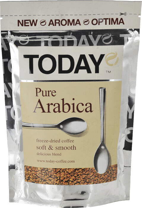 Кофе &quot;TODAY&quot; растворимый Pure Arabica, 75 гр.