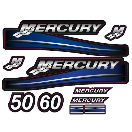 Наклейка Mercury (комплект 50, 60)
