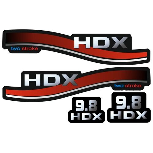 Наклейка HDX (комплект 9.8)