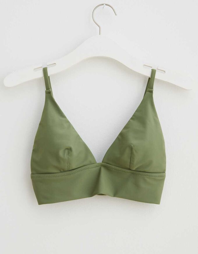 Aerie Longline Triangle Bikini Top