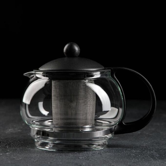 СИМА-ЛЕНД Чайник заварочный «Вдохновение», с металлическим ситом, 850 мл