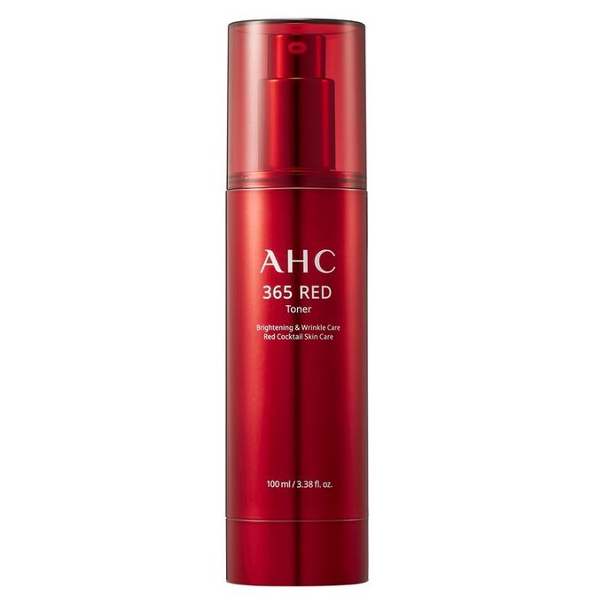 AHC 365 Red Anti-oxidant Brightening and Wrinkle Care Anti-Ageing Toner Тонер для лица с экстрактом гибискуса, 15 мл