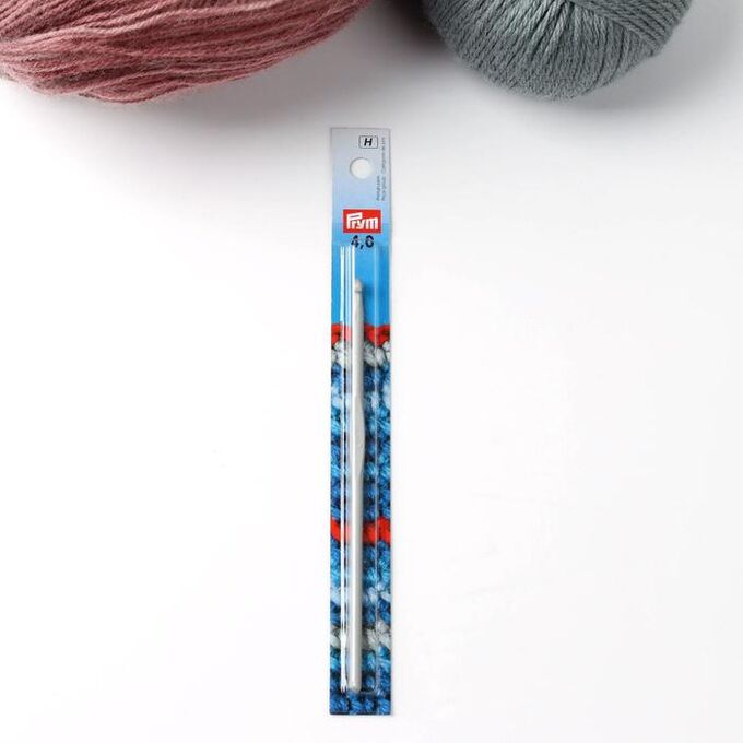 Крючок для вязания, c направляющей площадью, d = 4 мм, 14 см
