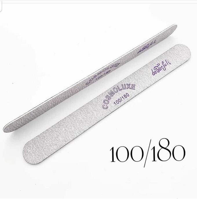 Пилка  100/180 Cosmoluxe тонкая деревянная тонкая