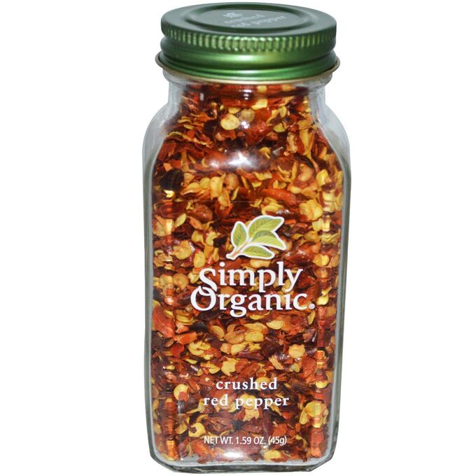 Simply Organic, Молотый красный перец, 45 г (1,59 унции)