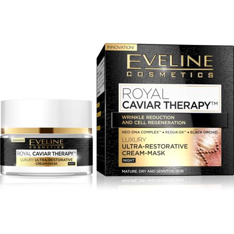 Royal Caviar Therapy Эксклюзивный ультравосстанавливающий крем-маска Ночь 50мл (*12)