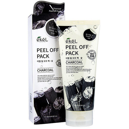Ekel cosmetics EKEL Peeling Gel Charcoa Пилинг гель для лица с древестным углем 180 мл