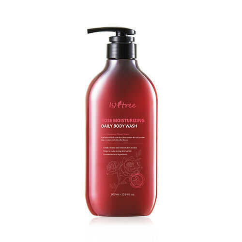 Isntree Rose Moisturizing Daily Body Wash Увлажняющий гель для душа с розой, 300 мл