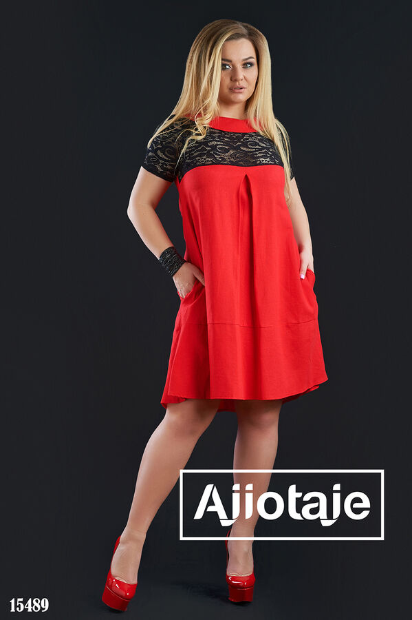 Ajiotaje Платье А-силуэта с вырезом на спинке
