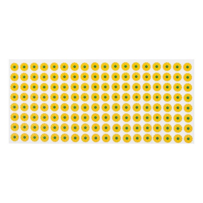 Аппликатор &quot;Кузнецова&quot;, 144 колючки, спанбонд, 26 х 56 см, жёлтый.