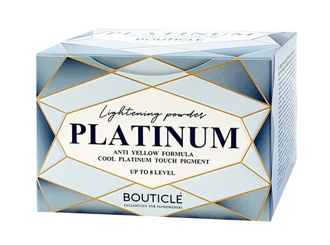 Bouticle Обесцвечивающий порошок с комбинацией нейтрализующих пигментов COOL PLATINUM TOUCH 500 г.