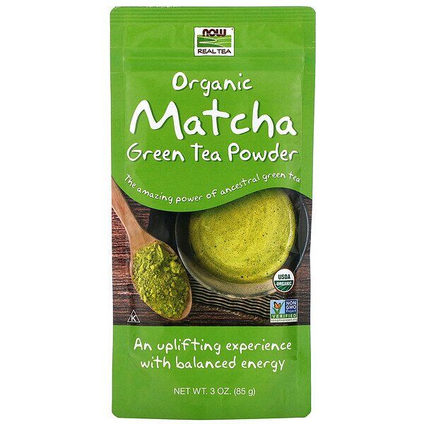 Now Foods, Real Tea, Organic Matcha Green Tea Powder, 3 oz (85 g)