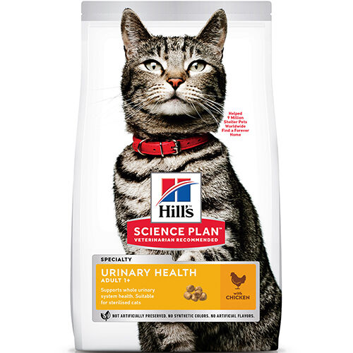 Hill&#039;s SP Feline Adult Urinary+Sterilised д/кош стерил Курица 1,5кг
