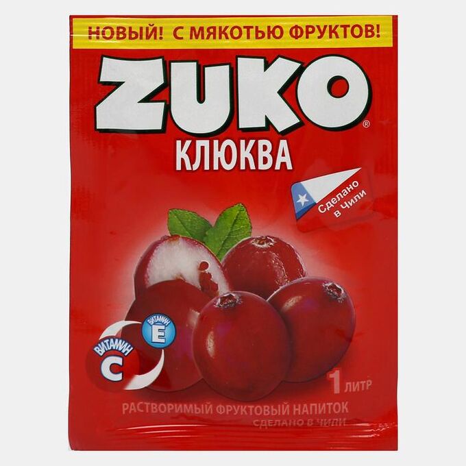 Растворимый напиток ZUKO Клюква 25 г