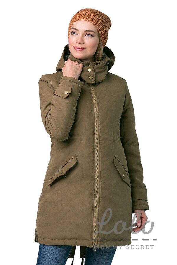 Зимняя куртка-парка для беременных и слингоношения Wn013.2