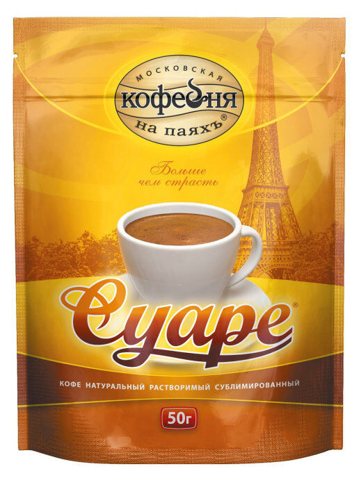 Московская Кофейня на Паях Кофе Суаре растворимый сублимированный 50 г