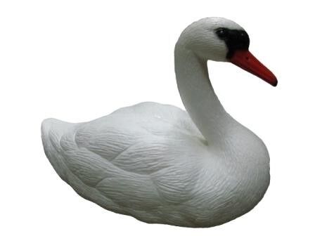 Фигурка Птица Лебедь Белый 38*17*28см А-064 (Склад) пластиковый