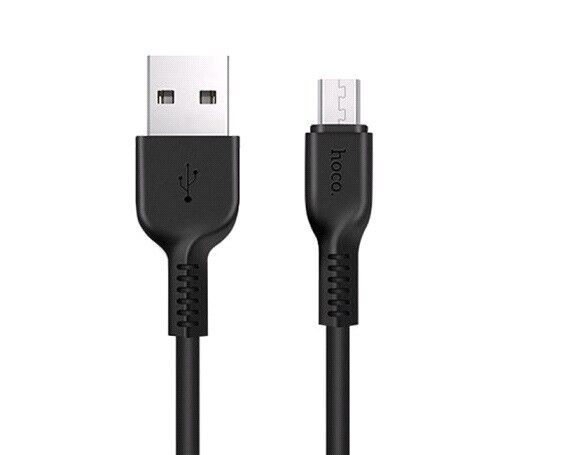 Кабель Hoco X20 microUSB - USB черный, 3м