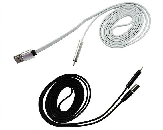 Кабель Lightning - USB многоразовый в ассортименте (важно при обрезке кабеля не менять полярность)
