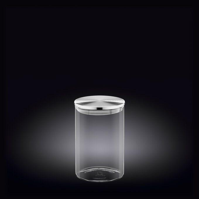 WILMAX Thermo Glass Емкость для продуктов со стальной крышкой 950мл WL?888514/A