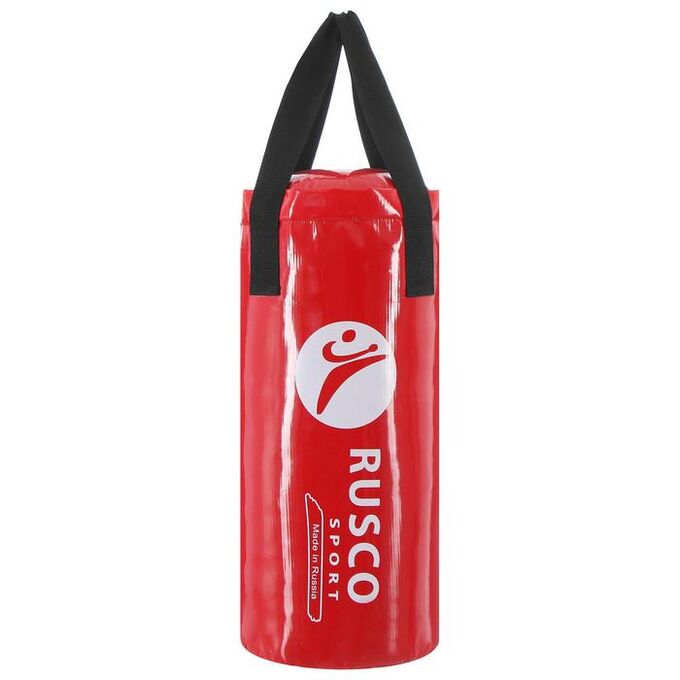 RuscoSport Мешок боксёрский BOXER, вес 8 кг, 55 см, d=25 см, цвет красный