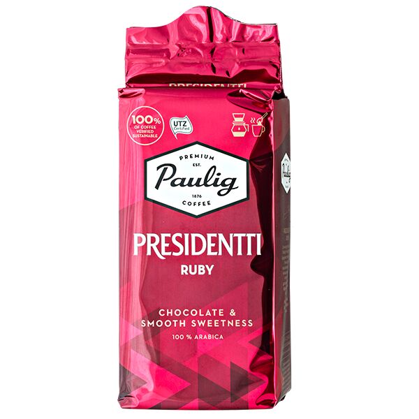 Кофе молотый paulig. Paulig presidentti кофе молотый 250. Кофе молотый Paulig presidentti Ruby.