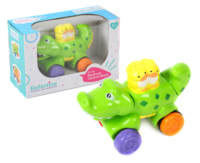 Игрушка-Каталка Крокодильчик &quot;Elefantino&quot;