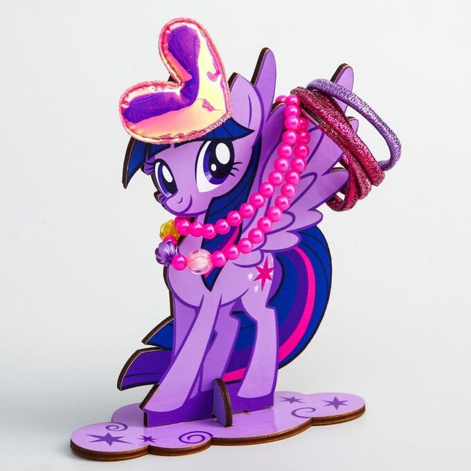 Hasbro Органайзер для резинок и бижутерии &quot;Пони единорог Искорка&quot;, My Little Pony