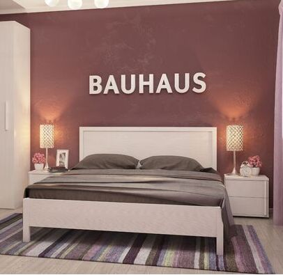 BAUHAUS 1 (спальня) Кровать (1800) без основания